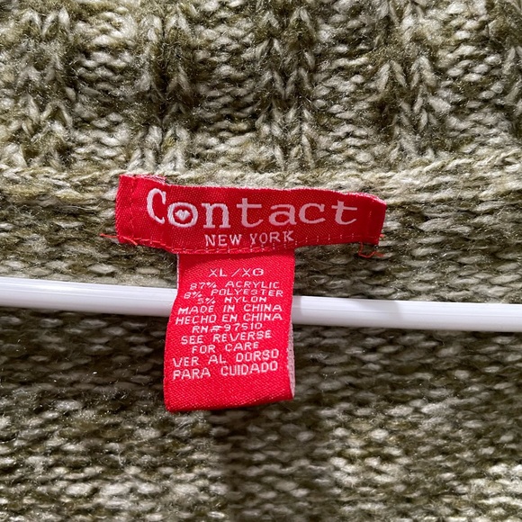 Contact New York Sweater Cardigan, size XL - Picture 3 of 3